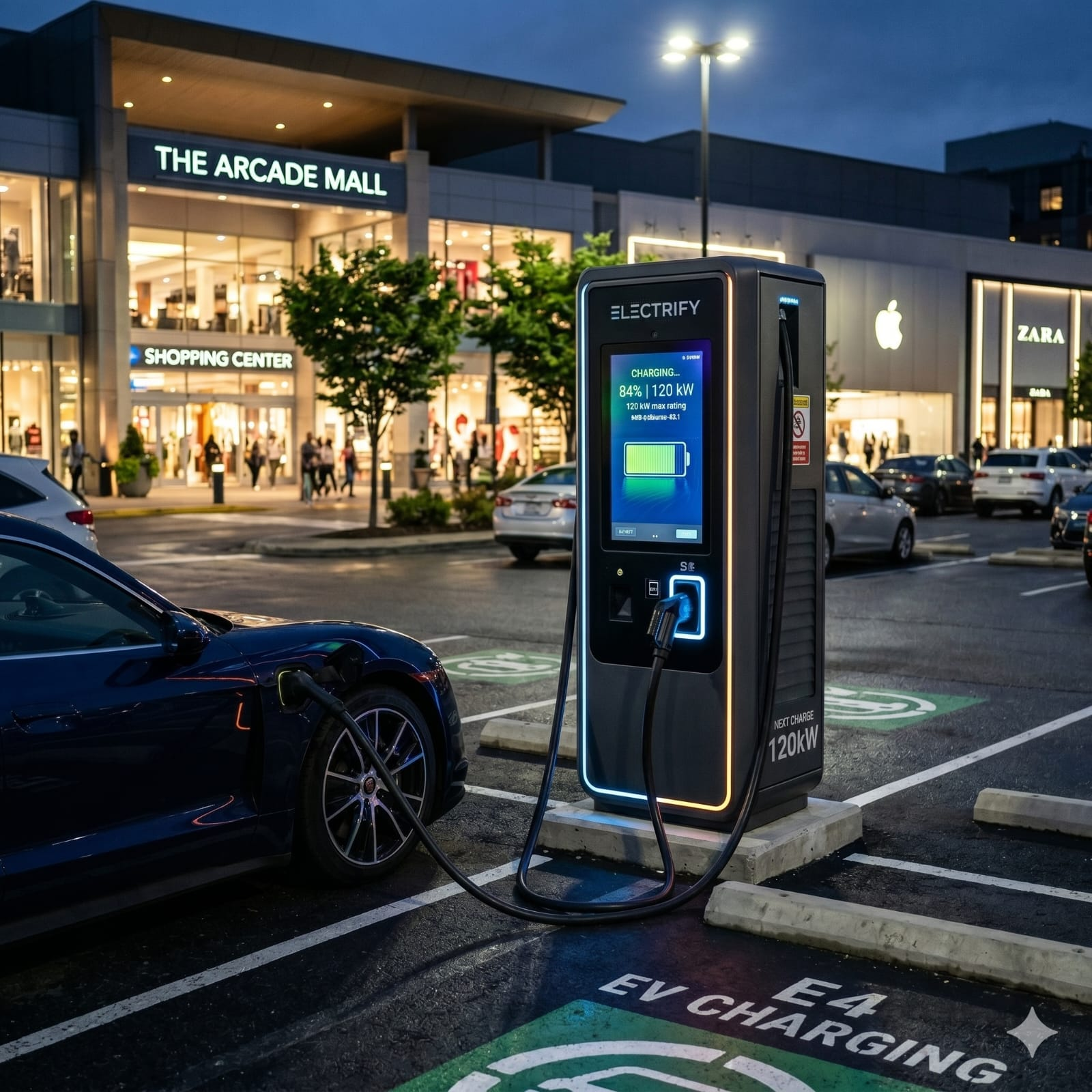 120 kW EV charging machine